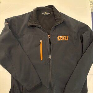 Granyte Oregon State University OSU Black Full Zip Fleece Lined Jacket Mens M